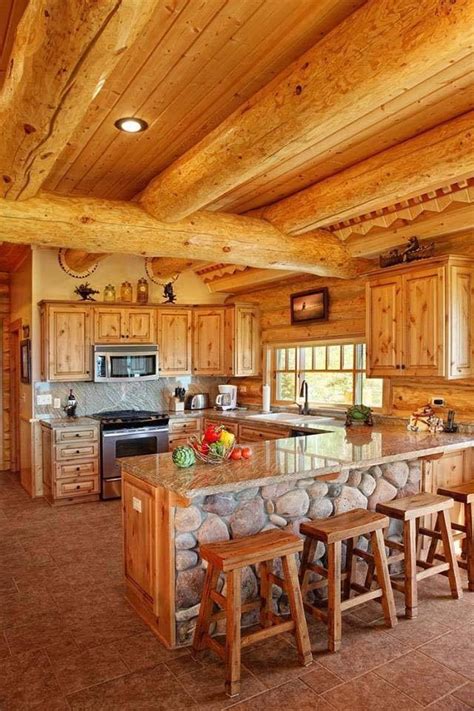 Pin By Randy Mcpherson On Timber And Pole Barn Houses Cabin Kitchen