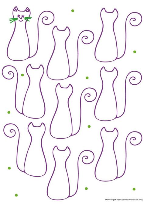 Katzen Malen leicht gemacht - Ideen für Kinder und ... Ideen wurden im internet gesammelt.