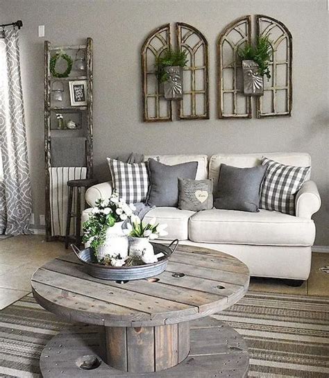 √ 25 Farmhouse Living Room Furniture Design And Decoration Ideas 1