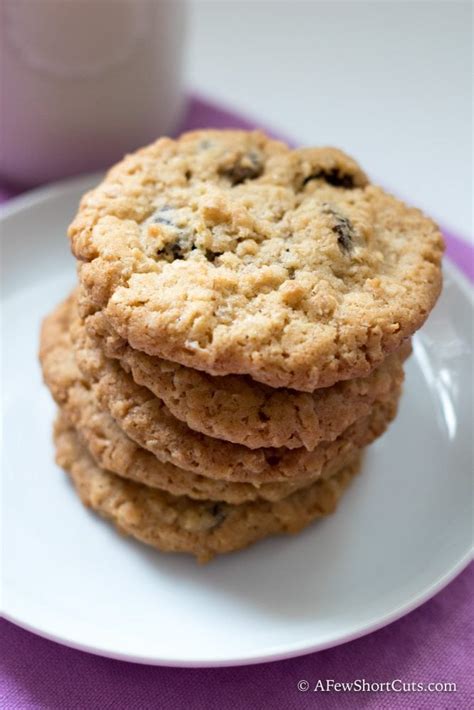 Best Ever Oatmeal Raisin Cookies A Few Shortcuts