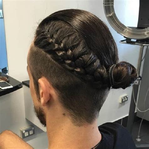 Having long hair can be difficult, but it doe. 20 Best Man Bun Braids for All Hair Types - Cool Men's Hair