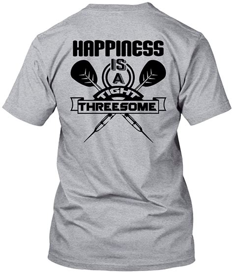 Darts Happiness Is A Tight Threesome Tee Shirt Design