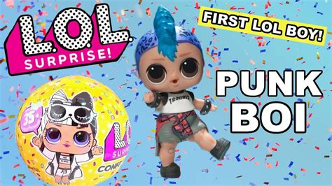First Look Lol Surprise Punk Boi Big Brother Lol Confetti Pop