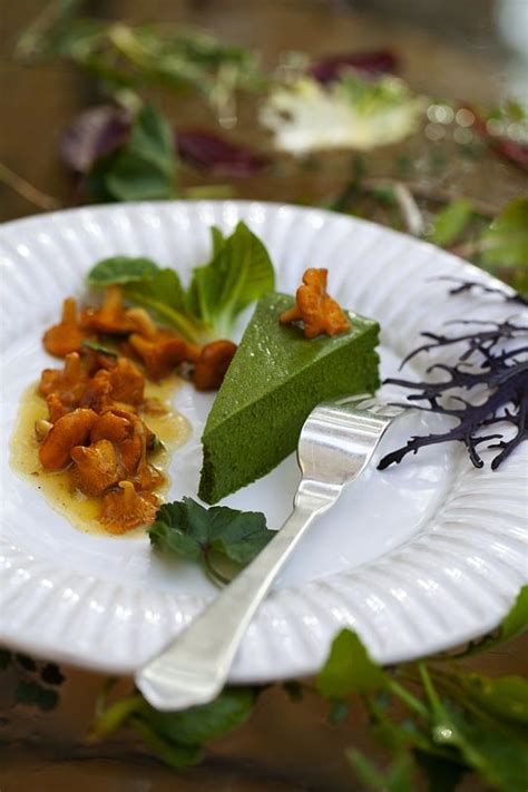 Recette de chef étoilé Soufflé dépinards comme un flan poêlée de