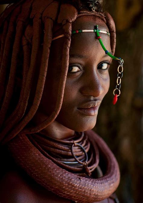 Miss Mucaniama Himba Tribe Angola The Nicest Girl Of The Village Hoba Haru Village Himba