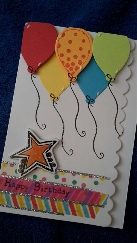 81 Balloon Birthday Cards Handmade Kentooz Site