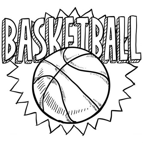 Il développe la motricité, la pensée, la fantaisie. Coloriage Ballon de Basket sur ordinateur dessin gratuit à ...