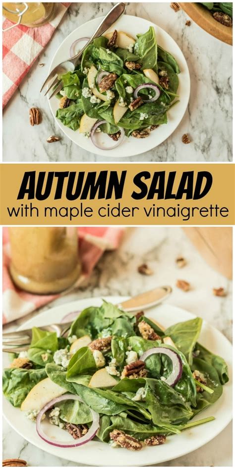 Autumn Salad With Maple Cider Vinaigrette Recipe Girl