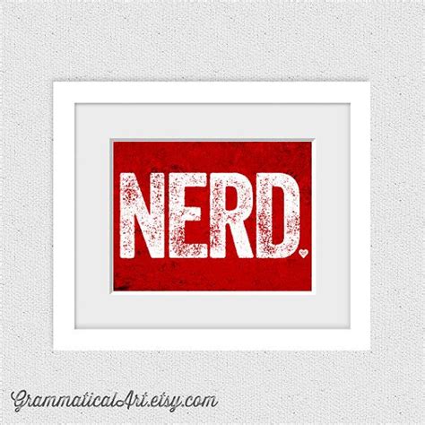 Nerd T Ideas Talk Nerdy To Me Nerd Art Typographic Print Etsy