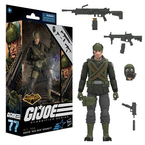 G.I. Joe Classified Series Nightforce David ?Big Ben? Bennett Action