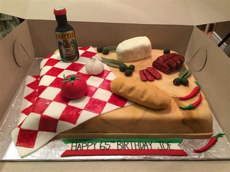 Italian Theme Birthday Cake Everything Handmade With Fondant
