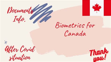Biometrics For Canada Step By Step Process Documents Required