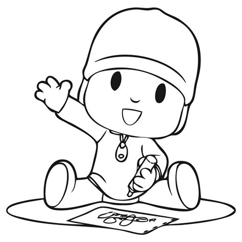 Blog MegaDiverso: Imágenes de Pocoyo para pintar