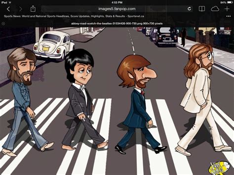 Beatles Abby Rd Cartoon In 2023 Beatles Cartoon The Beatles Beatles Art
