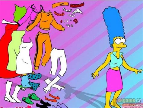 Marge Simpson Dress Up Game