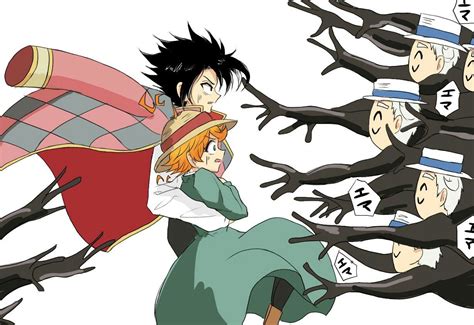 Emma, norman and ray react to tiktok and lots of editing has been done in this. Howl's Moving Castle AU | The Promised Neverland | El país ...