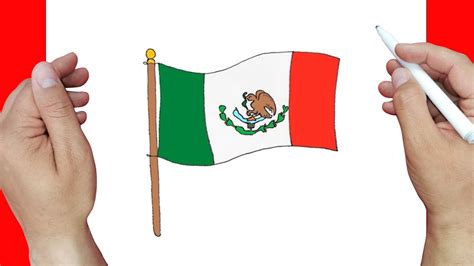 Como Dibujar La Bandera De Mexico How To Draw The Mexico Flag Sexiz Pix