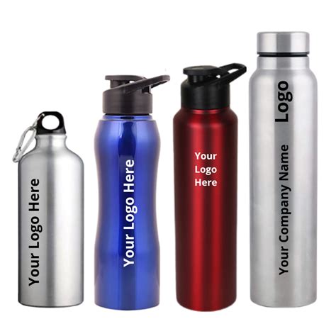 Drinkware Water Bottles With Logo Printing Silver Horse Venture