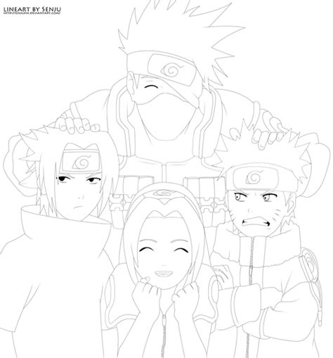 Team 7 By Senjufm On Deviantart Naruto Painting Naruto