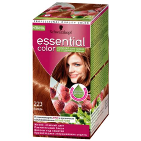 Краска для волос Essential Color 223 Янтарь | Цвет, стойкость, окрашивание | Отзывы о краске для ...