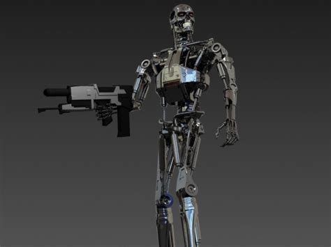 Terminator Cyborg Machine 3d Model