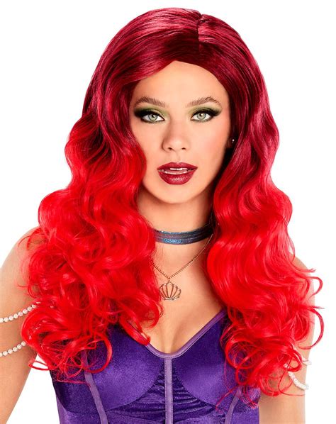 Spirit Halloween Ariel Wig Disney Princess Lightweight And Slim Design Halloween