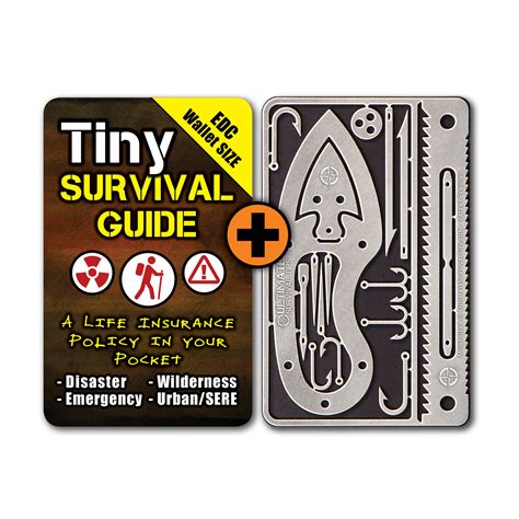 Ultimate Edc Kit 17 Tool Knife Card Survival Guide Ultimate
