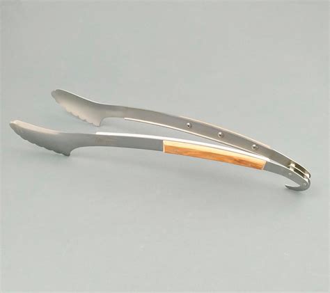 Due Buoi Bbq Tongs In Hardened Stainless Steel With The Handle