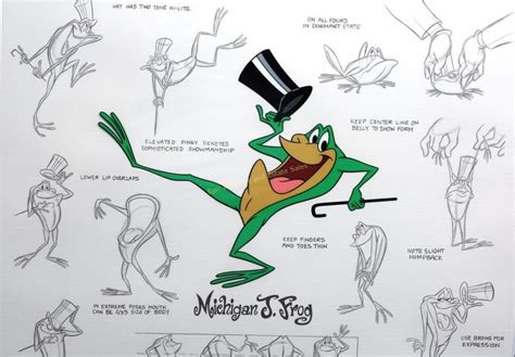 1995 Michigan J Frog Limited Ed Cel 675 Cartoon Drawings Character