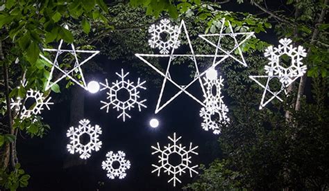 Large Outdoor Lighted Snowflake Decorations Outdoor Lighting Ideas