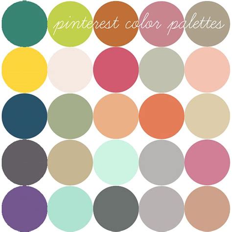 Pinterest Color Palettes Identifying Themes Color Color Pallets