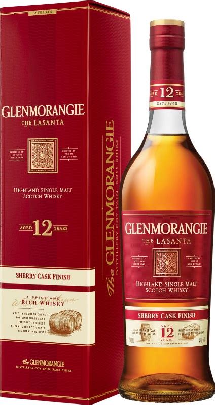 Glenmorangie Lasanta Sherry Cask Finish 12 Year Highland Single Malt