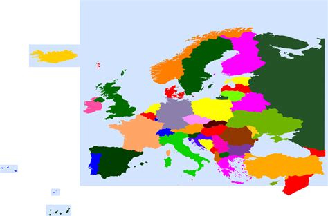 Europe Map Clip Art Image Clipsafari