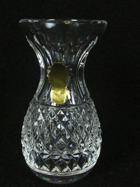 Vintage Waterford Crystal Glandore Mini Violet Bud Vase Signed