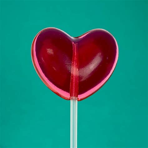 Red Heart Twinkle Pops Long Stem Lollipops 100 Pieces Etsy