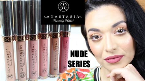Anastasia Beverly Hills Nude Series Liquid Lipstick Collection Lip
