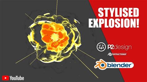 P2design Create A Stylised Explosion In Blender Full Tutorial Youtube
