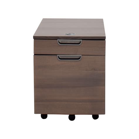 This is a great desk setup for students or if you are on a budget. 64% OFF - IKEA IKEA Galant Grey File Cabinet with ...