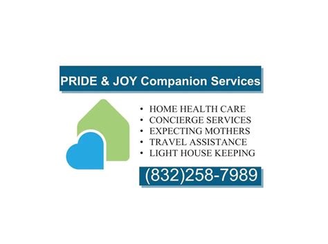Pride And Joy Companion Care Services