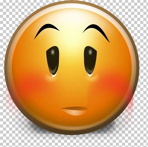 Emoticon Smiley Embarrassment Emoji Blushing Png Clipart Anxiety