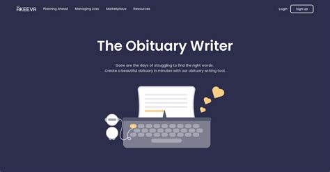 Obituary Writer And 2 Other AI Alternatives For Obituary writing