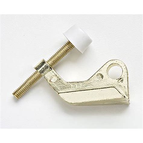 Doorsaver Commercial Hinge Pin Door Stop In Polished Brass Finish