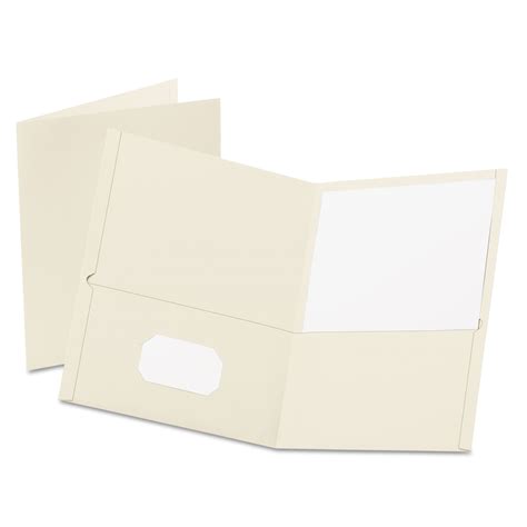 Oxford Twin Pocket Folder 100 Sheet Capacity White 25box