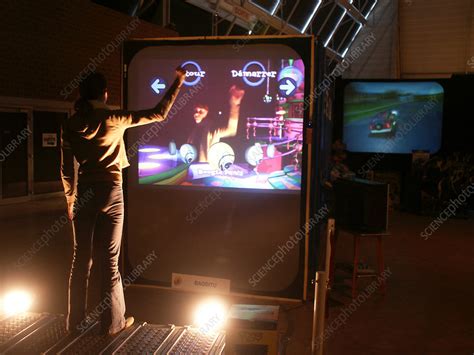 Virtual Reality Exhibition Display Stands Stock Image H4650334