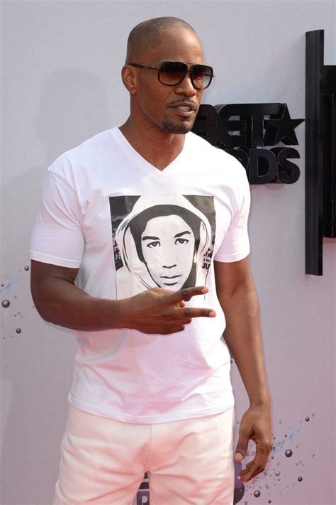 Jamie Fox Also Rocked This Amazing Treyvon Martin Tee Rip Treyvon