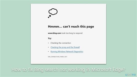 How To Fix Bing Search Not Working In Microsoft Edge