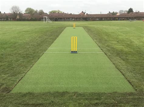 Synthetic Artificial Cricket Pitch Rs 110 Square Feet Jai Hind Sports
