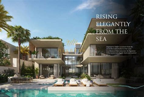 Signature Villas For Sale In Palm Jumeirah 5 Bedroom Luxury Villa Dubai