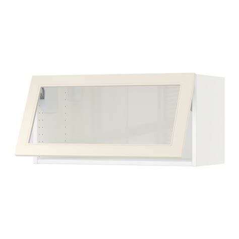 I'd probably run horizontal furring strips into the studs, and then this is kind of how ikea cabinets install anyway. SEKTION Horizontal wall cabinet/glass door - white ...