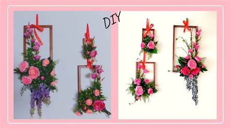 Diy Wall Artificial Flower Frames Wall Hanging Flower Arrangements